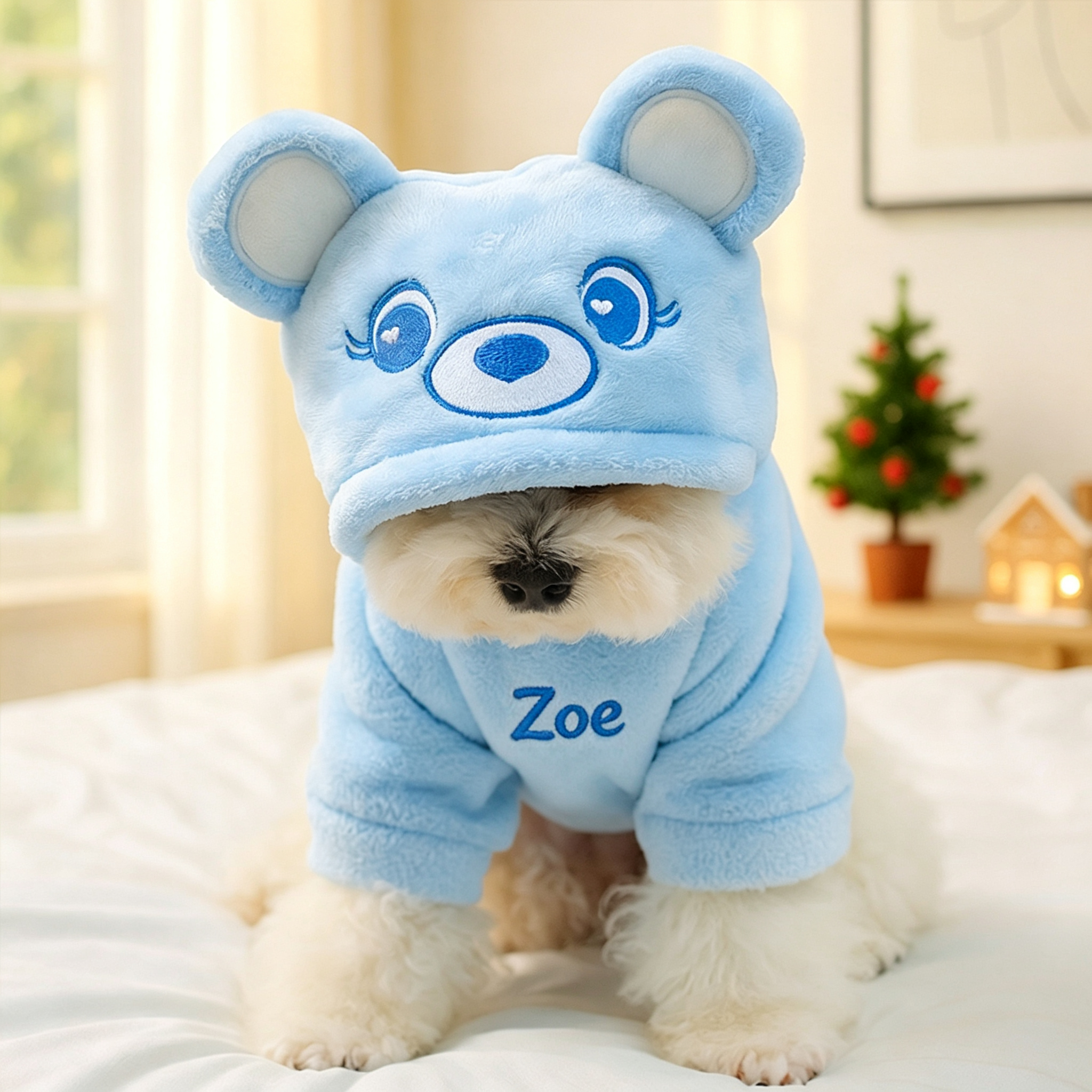 Personalized Embroidered Name Pet Winter Hoodie | incloth126