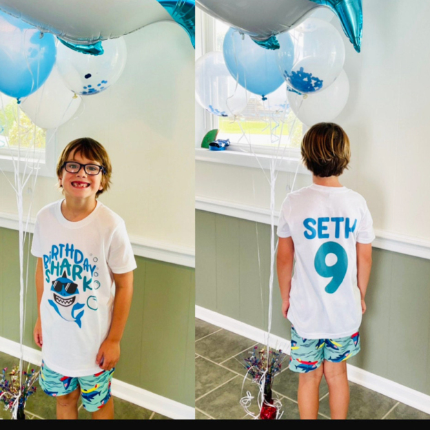 Personalized Shark Birthday T-Shirt | inBirth31