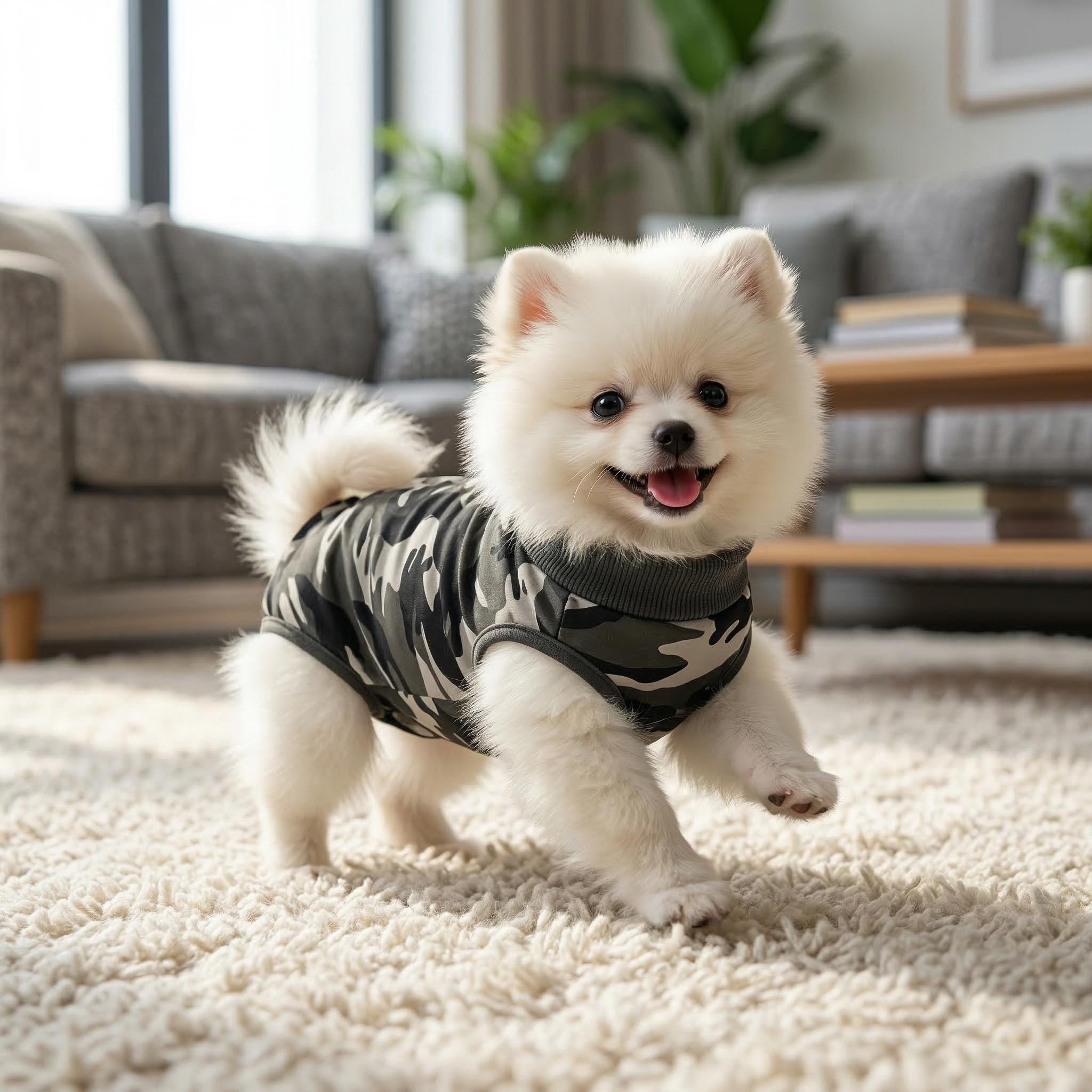 Personalized Name Anti Lick Pet Onesie | inCloth72