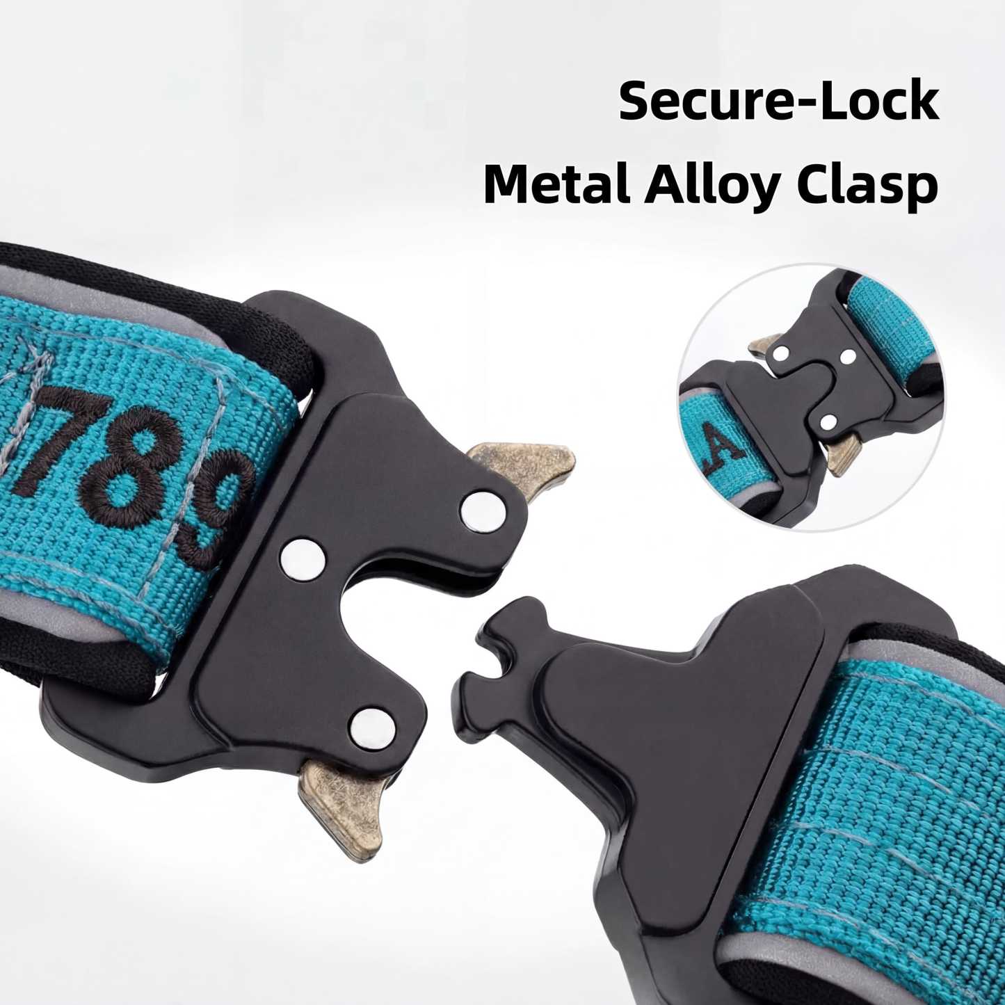 Personalized Embroidered Name Pet Collar with Phone Number | inAccs42