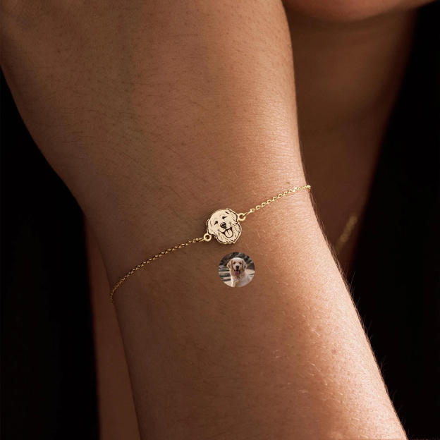Personalized Pet Memorial Portrait Bracelet | inAccs31