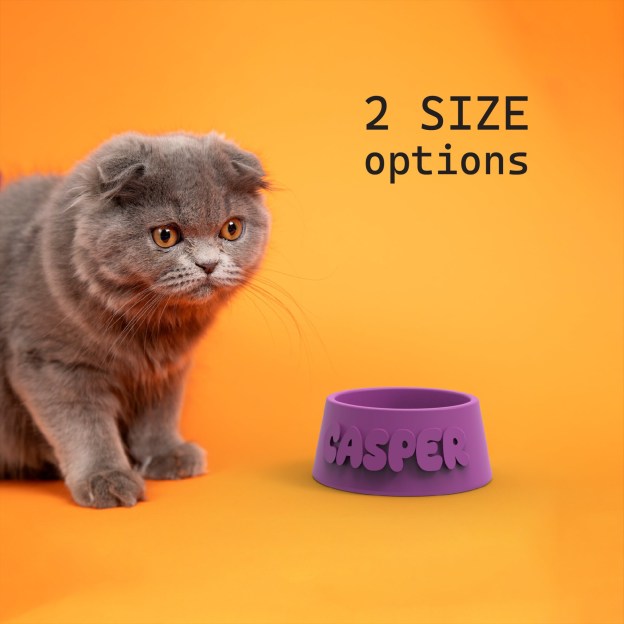 Personalized 3D Printed Pet Bowls | KKPet435