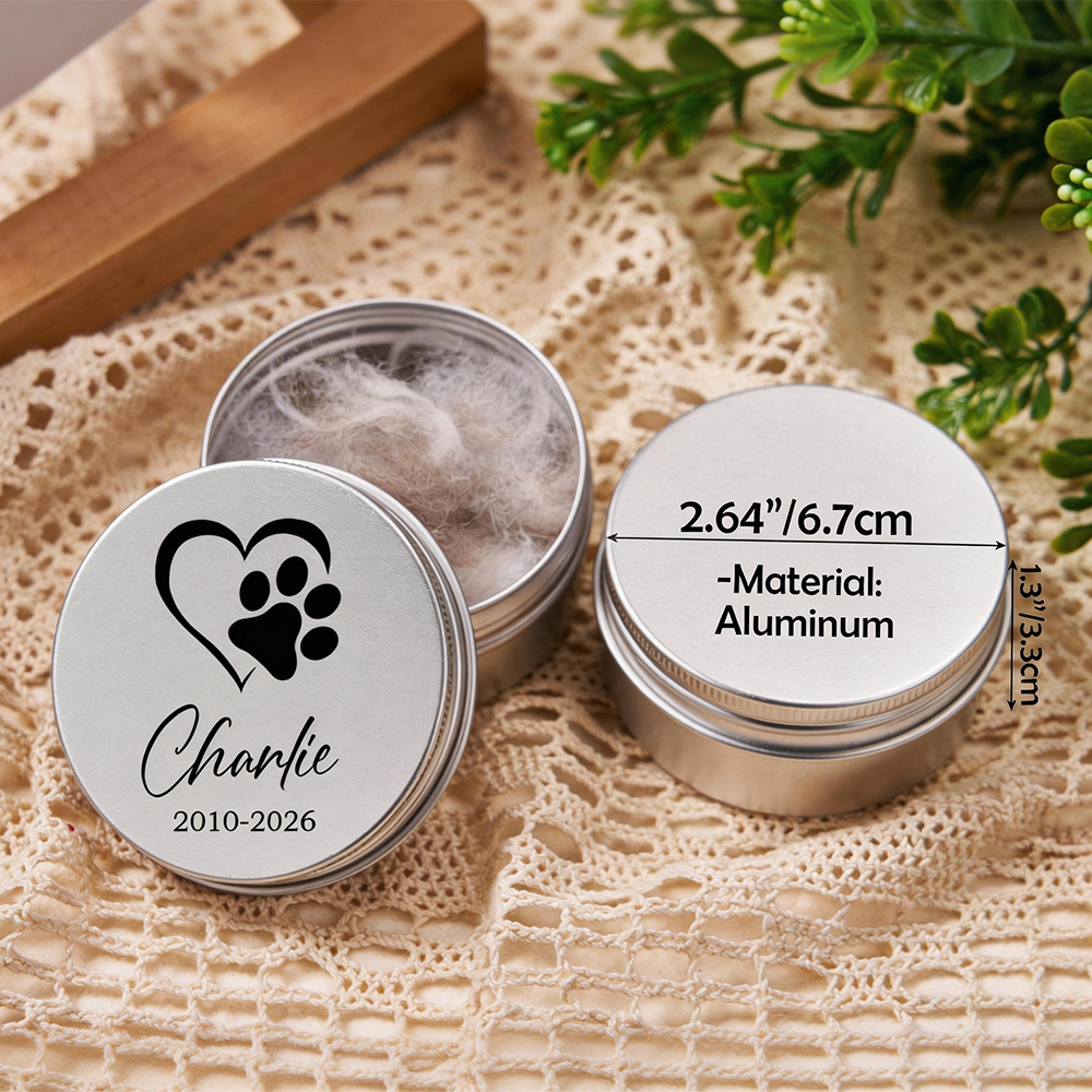 Personalized Pet Fur Keepsake Box | inAccs43