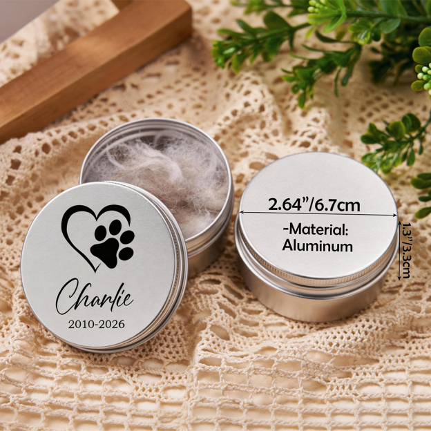 Personalized Pet Fur Keepsake Box | inAccs43