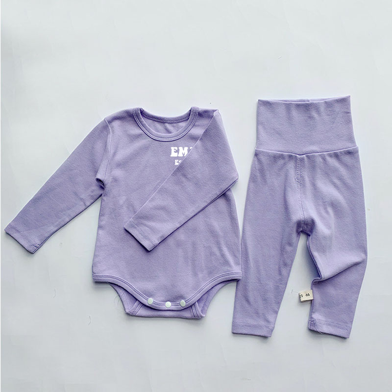 Personalized Kids Cozy Romper Jogger Set | inSet28