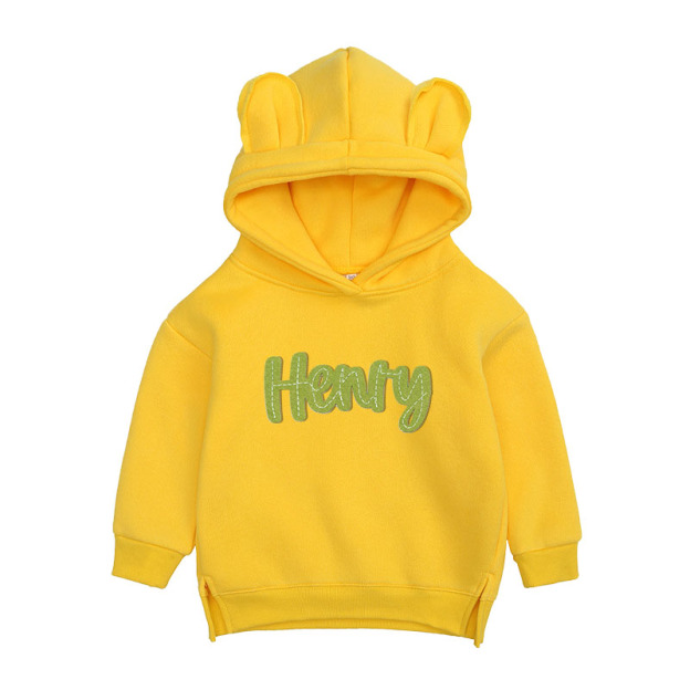 Personalized Hand-Embroidered Kid Cozy Soft Crewneck Sweatshirt | inSweatshirt06