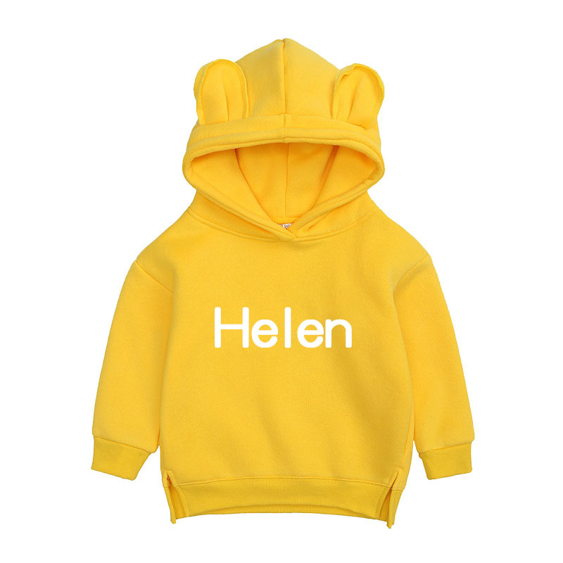 Personalized Kid Cozy Soft Bear Crewneck Sweatshirt | inSweatshirt15