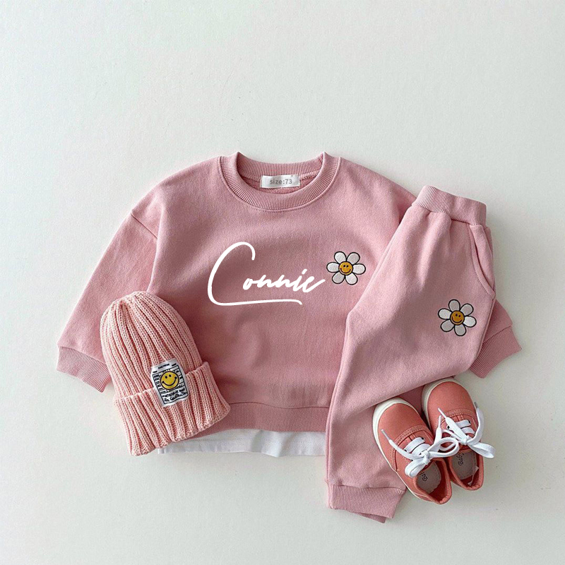Personalized Kids Sun Flower Set | inSet30 (Beanie and Shoes not included)