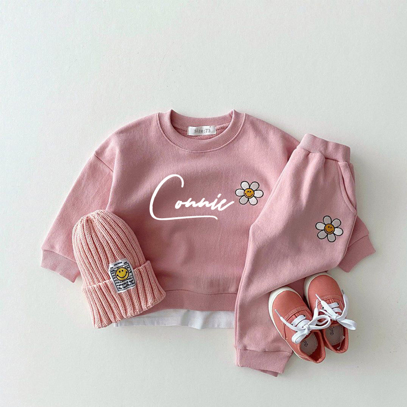 Personalized Kids Sun Flower Set | inSet30 (Beanie and Shoes not included)
