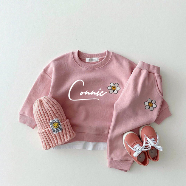 Personalized Kids Sun Flower Set | inSet30 (Beanie and Shoes not included)