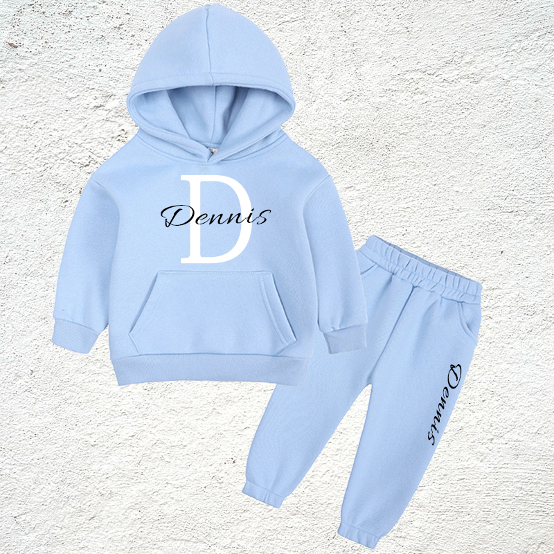 Personalized Kid Cozy Soft Extra Warm Tracksuit Set | inSet34