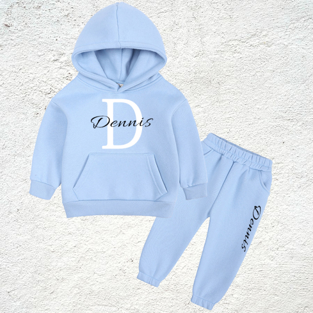 Personalized Kid Cozy Soft Extra Warm Tracksuit Set | inSet34