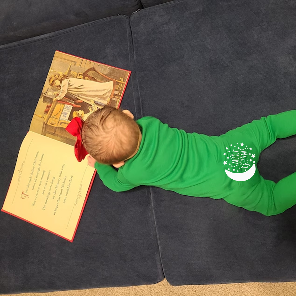 Personalized Kids Sweet Night Sweatshirt Romper | inRomper20