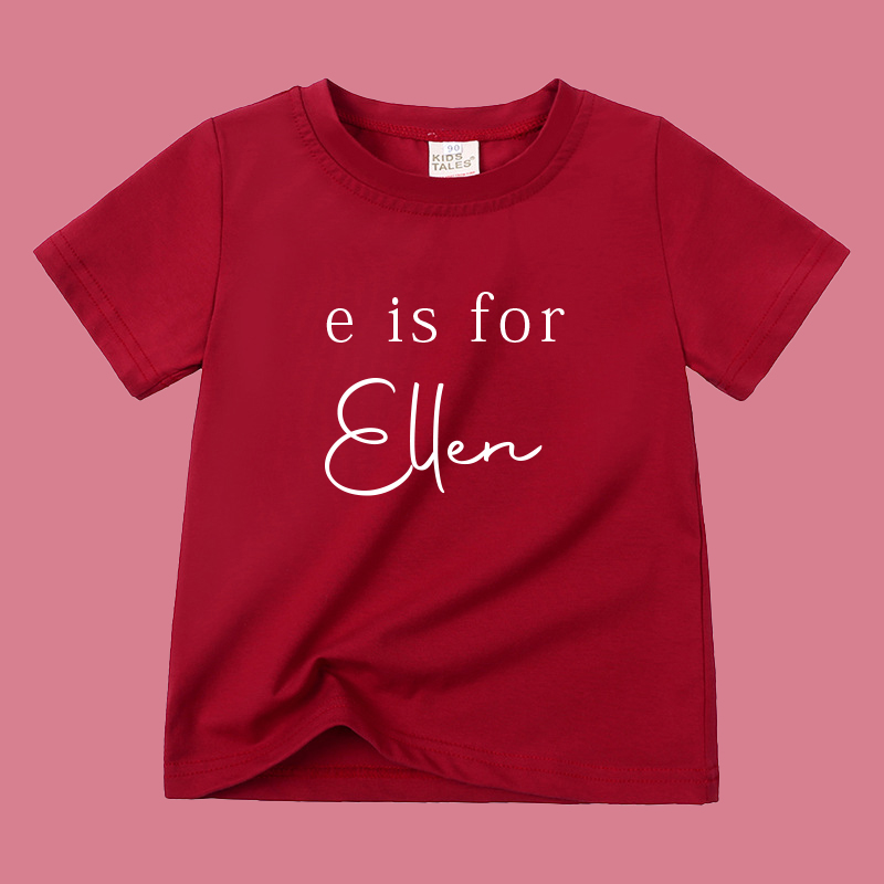 Personalized Kid Cozy Soft Color T-Shirt | inTee01