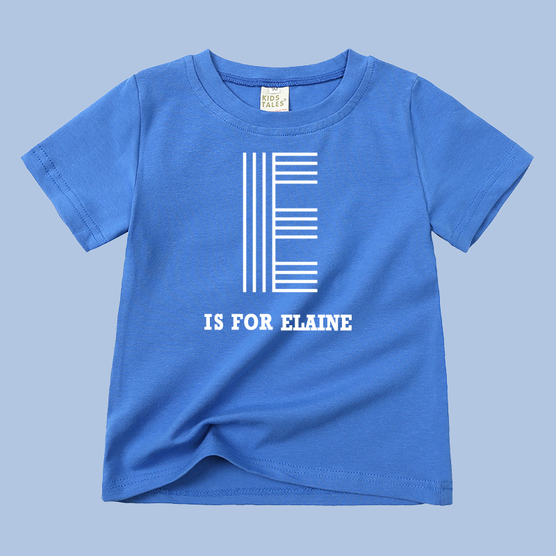 Personalized Kid Cozy Soft Color T-Shirt | inTee02