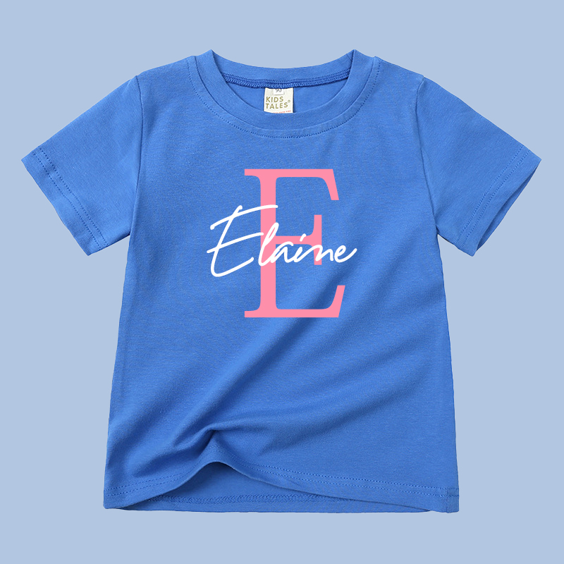 Personalized Kid Cozy Soft Color T-Shirt | inTee03