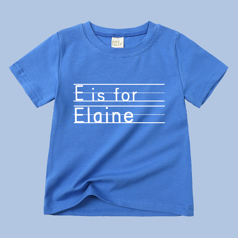Personalized Kid Cozy Soft Color T-Shirt | inTee04