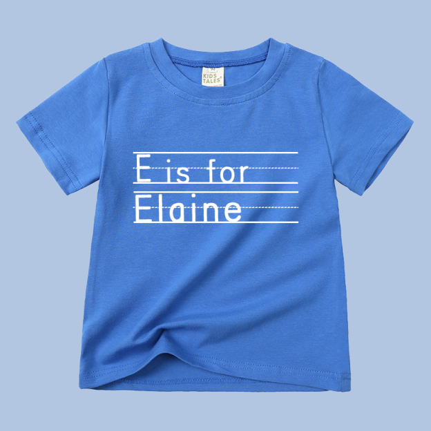 Personalized Kid Cozy Soft Color T-Shirt | inTee04