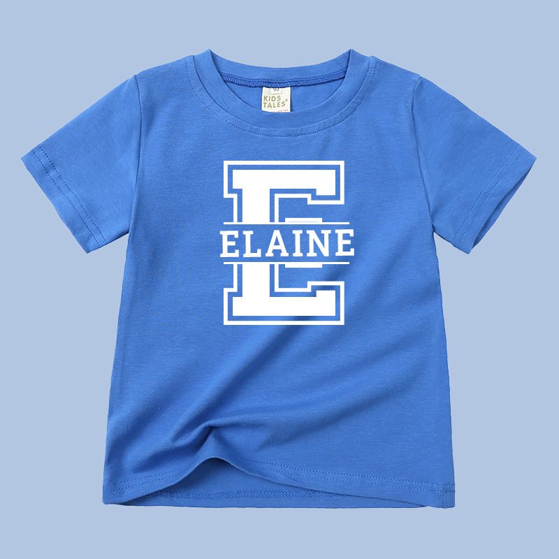 Personalized Kid Cozy Soft Color T-Shirt | inTee05
