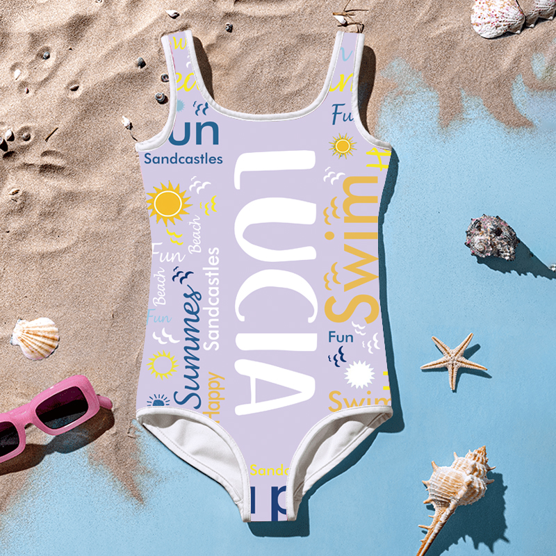 Personalized Sunshine Color Swimsuit for Summer | InSwin04