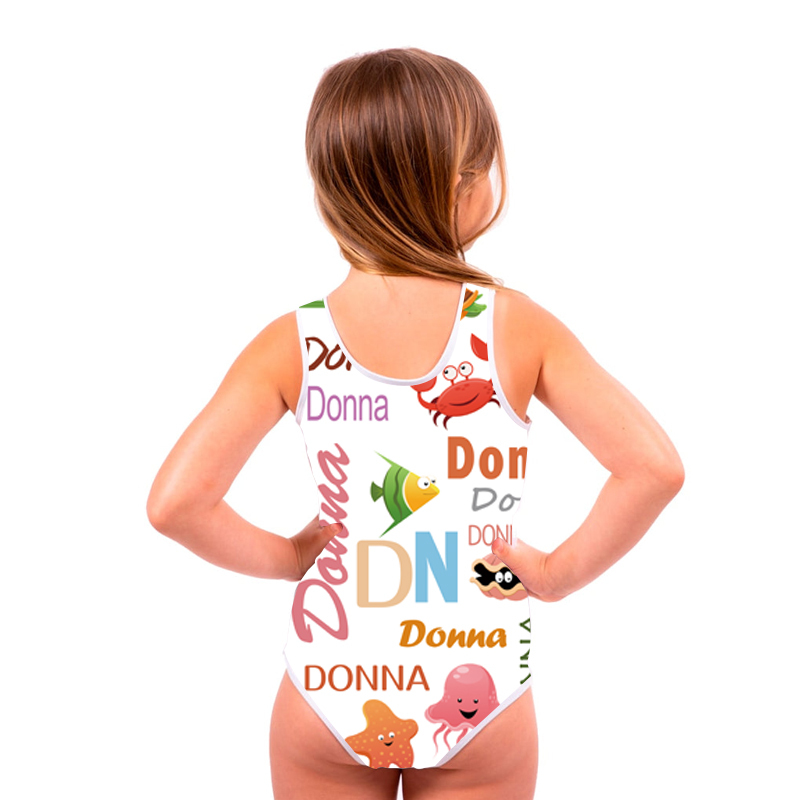 Personalized Ocean Pattern Swimsuit for Summer | InSwin06