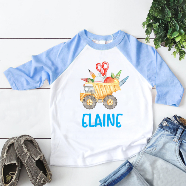 Personalized Kid Cozy Back to School Sweatshirt | inSweatshirt63
