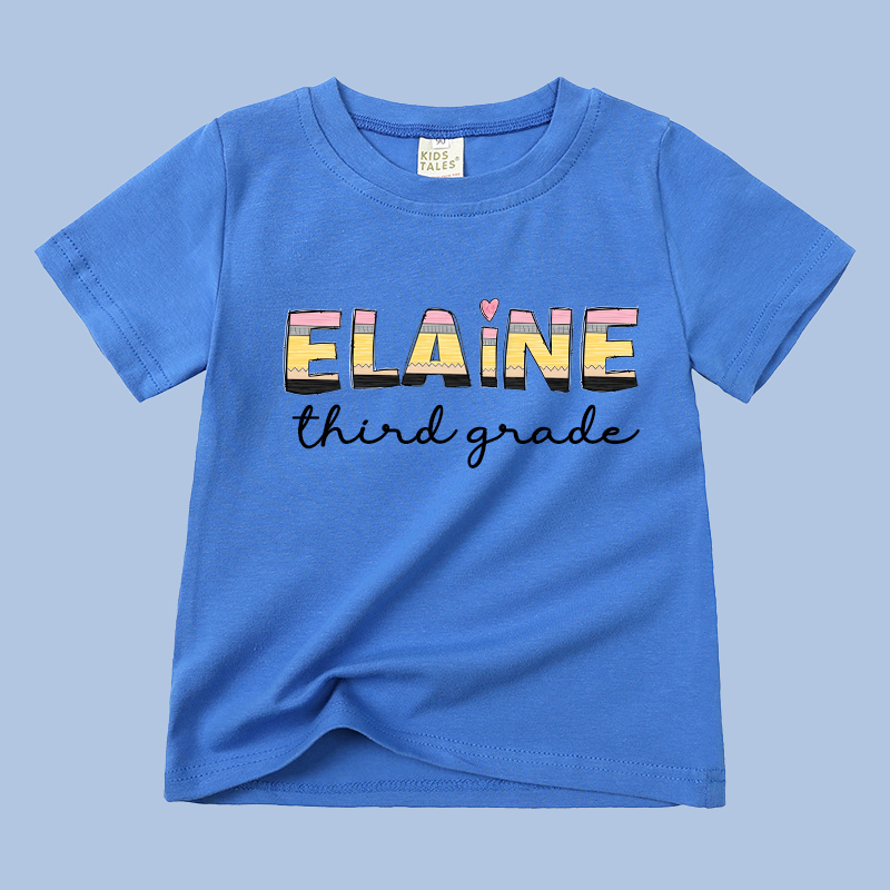 Personalized Kid Cozy Back to School T-Shirt | inTee10