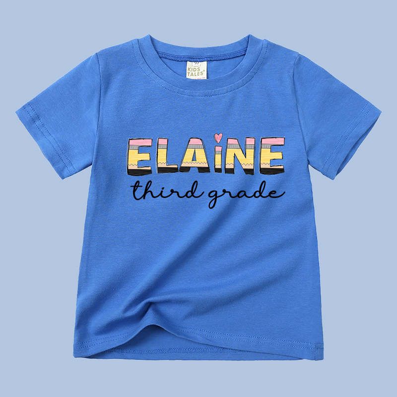 Personalized Kid Cozy Back to School T-Shirt | inTee10