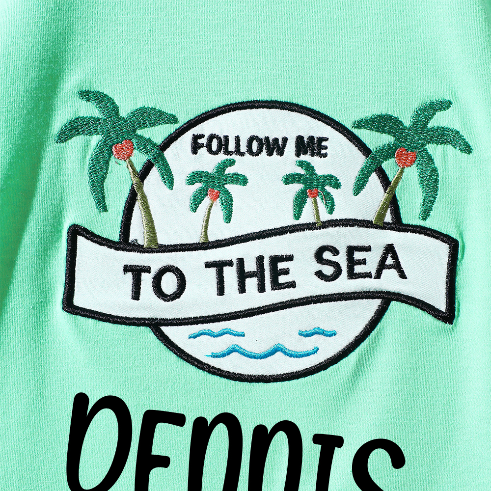 Personalized Boys Summer Vibe T-Shirt and Shorts Set | inSet51