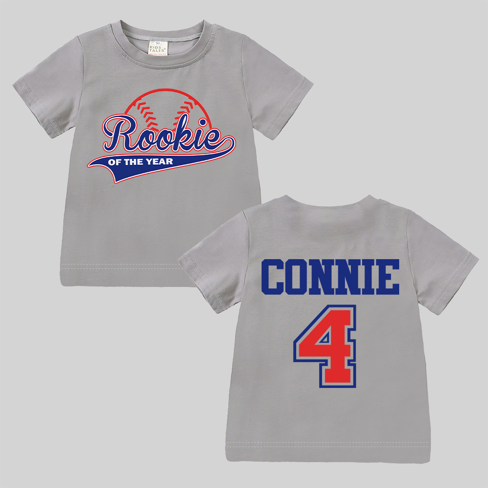 Personalized Basketball Rookie Of The Year Birthday T-Shirt | inBirth10