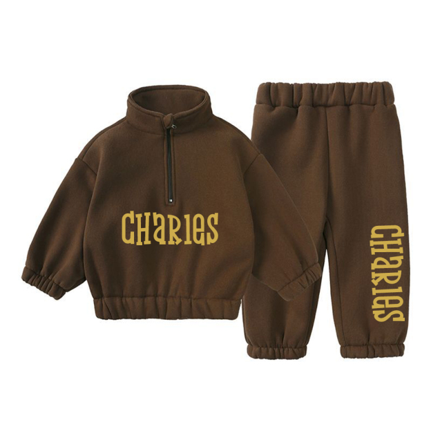 Personalized 1/4 Zip Ultra Soft Lounge Set | inSet65
