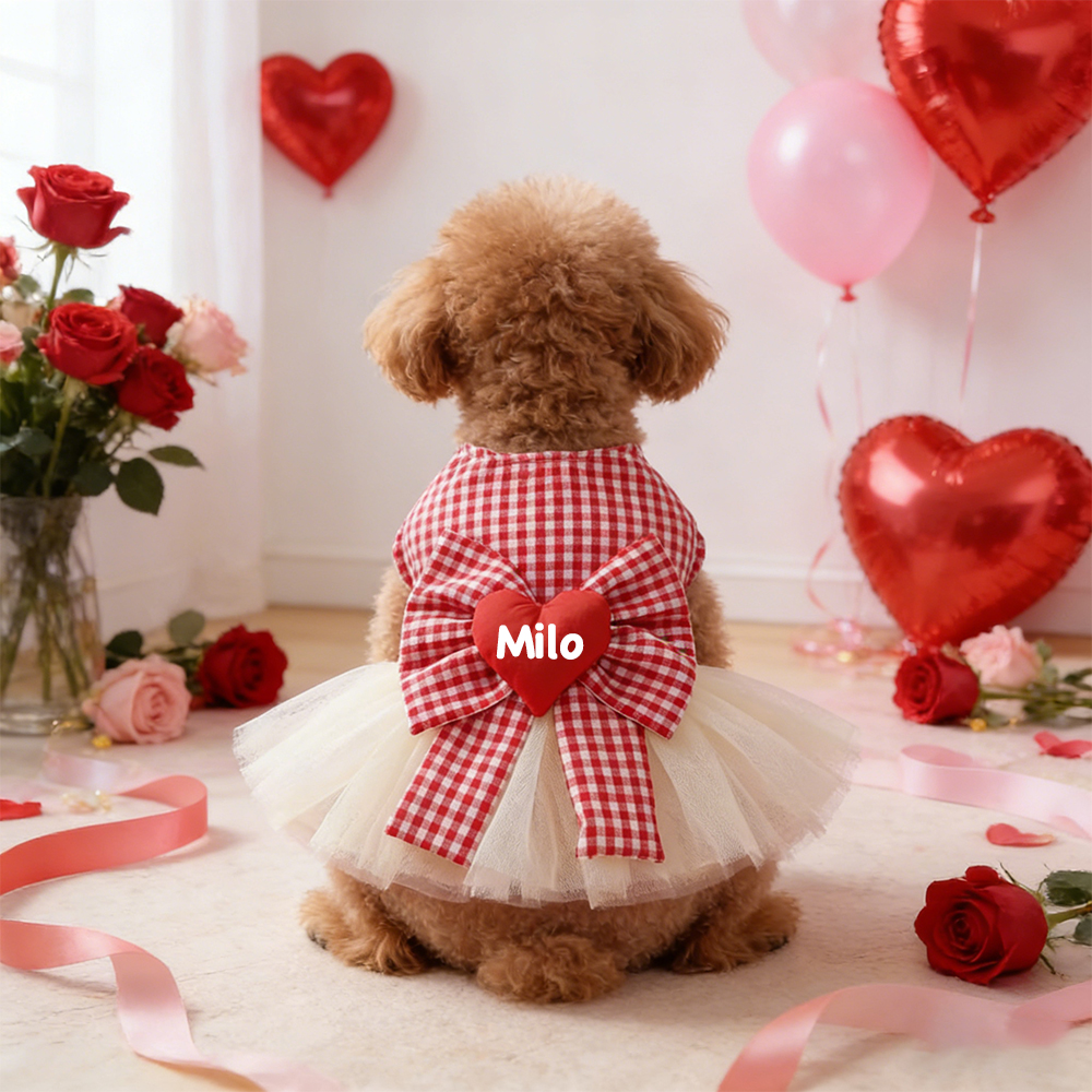 Personalized Pet Valentine's Day Dress | inCloth02