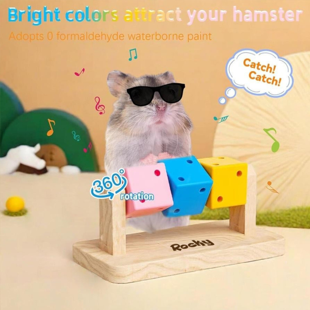 Personalized Hamster Wooden Puzzle Toy | inToy04