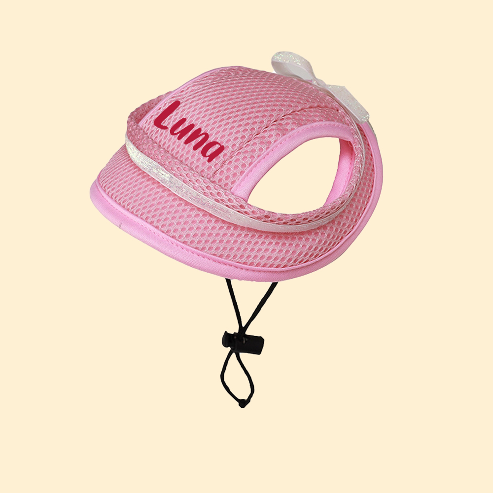Personalized Name Pet Breathable Mesh Hat | inHat02