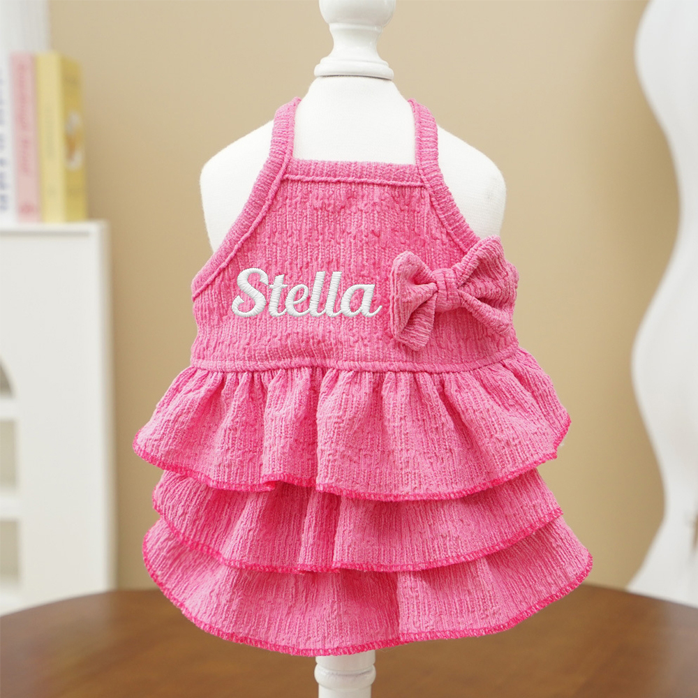 Personalized Embroidered Name Pet Color Princess Dress | inCloth41