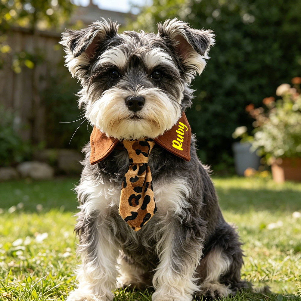 Personalized Name Adjustable Pet Tie Collar | inaccs46