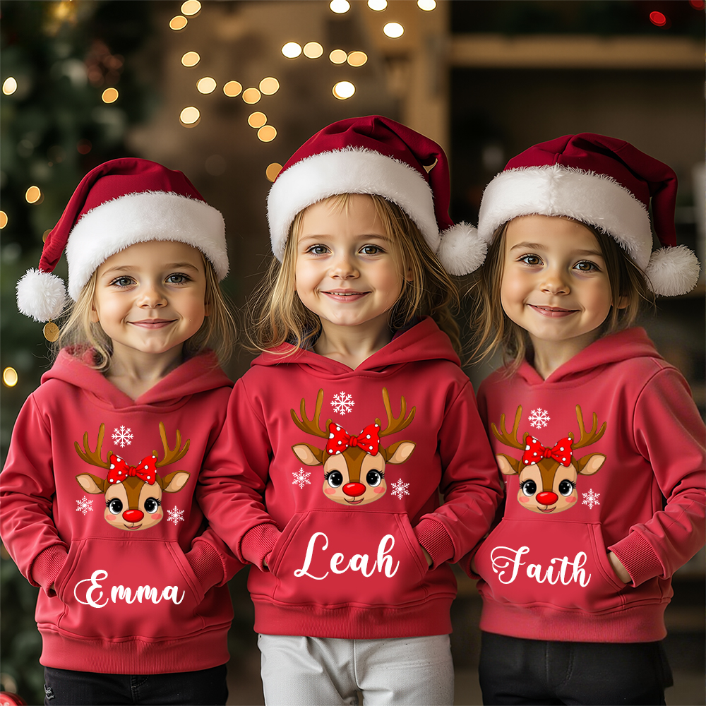 Personalized Kids Lovely Christmas Hoodie | InSweatshirt81
