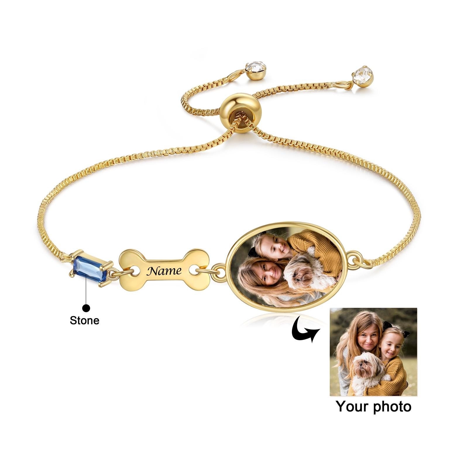 Personalized Pet Photo Memorial Bracelet | inAccs36