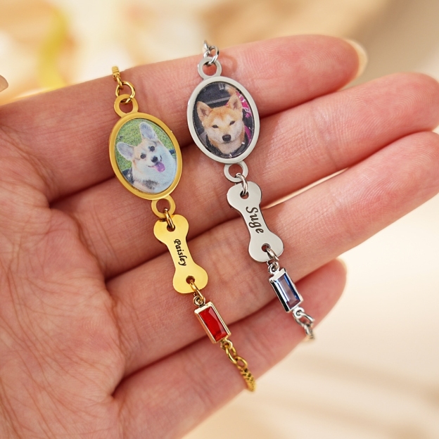 Personalized Pet Photo Memorial Bracelet | inAccs36
