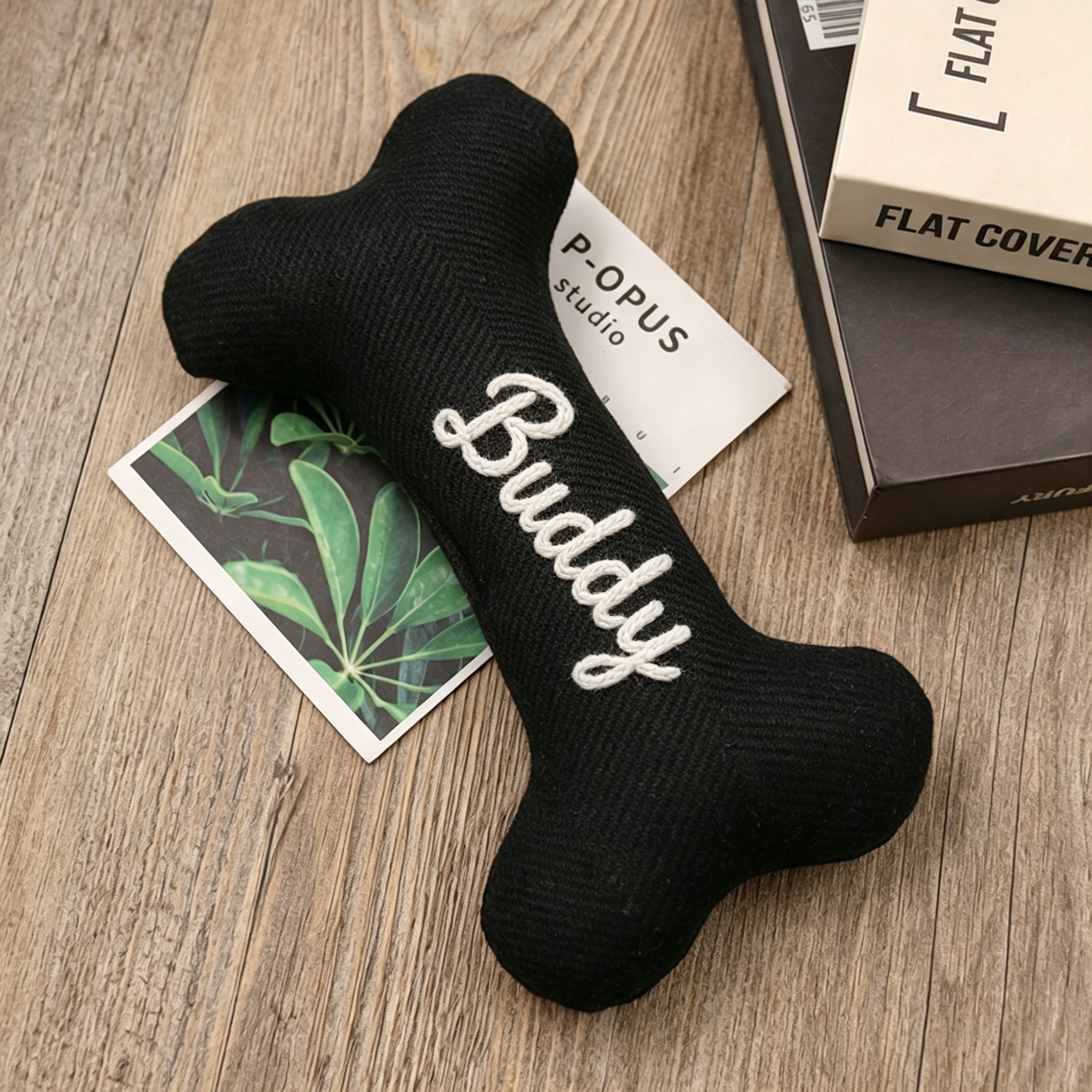 Personalized Embroidered Name Pet Bone Toy | inToy11