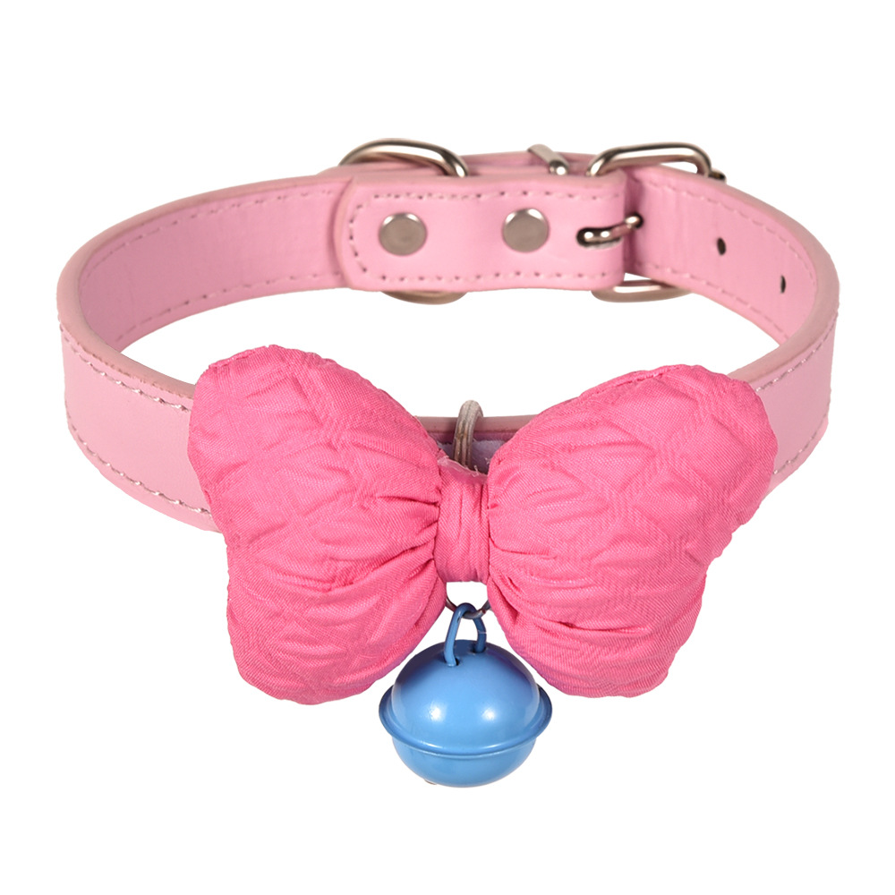 Adjustable Pet Bowknot Collar with Bell | inAccs47