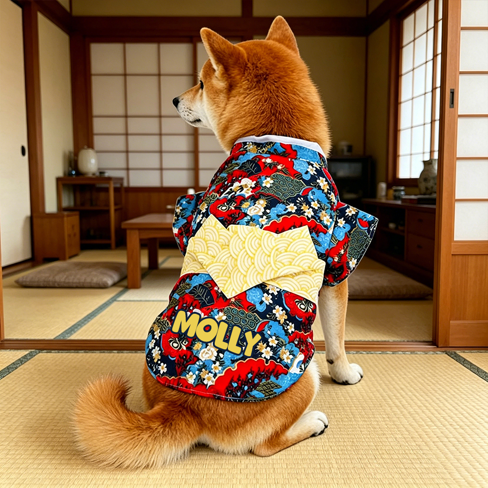 Personalized Pet Japanese Kimono | inCloth104
