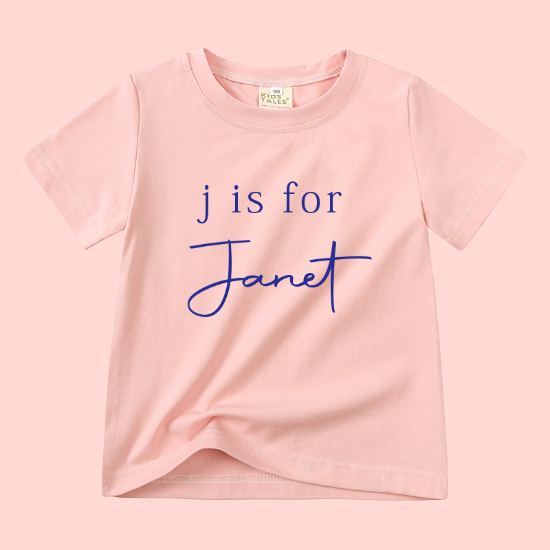 Personalized Kid Cozy Soft Color T-Shirt | inTee01