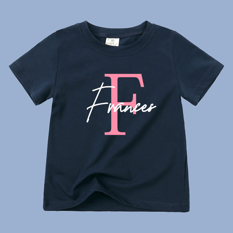 Personalized Kid Cozy Soft Color T-Shirt | inTee03