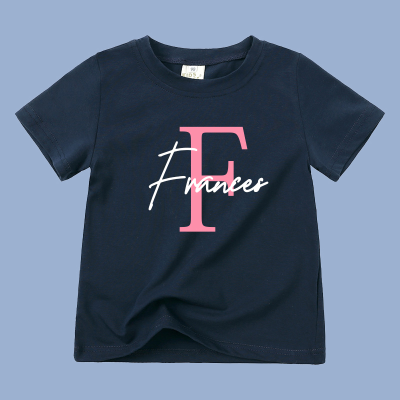 Personalized Kid Cozy Soft Color T-Shirt | inTee03