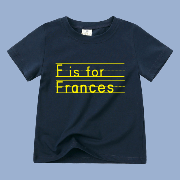 Personalized Kid Cozy Soft Color T-Shirt | inTee04