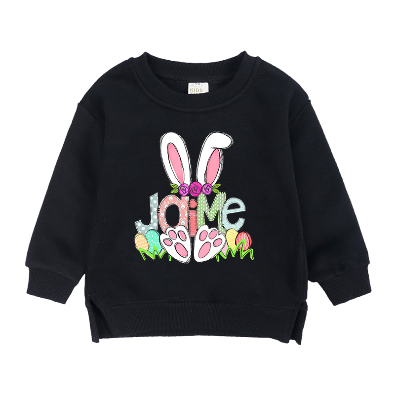 Personalized Kid Cozy Soft Bunny Crewneck Sweatshirt | inSweatshirt56