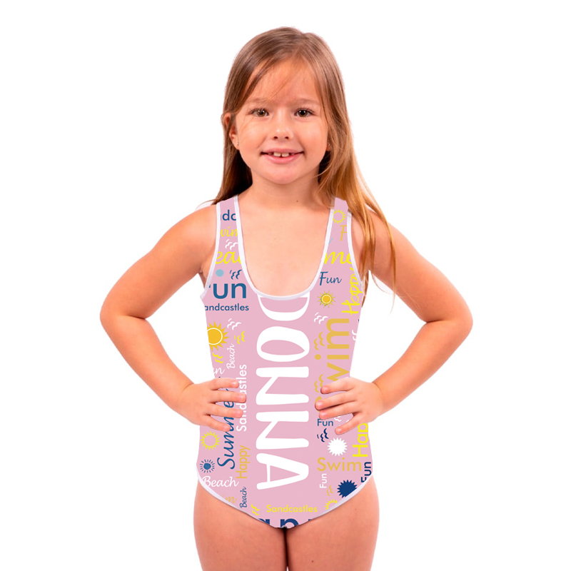 Personalized Sunshine Color Swimsuit for Summer | InSwin04