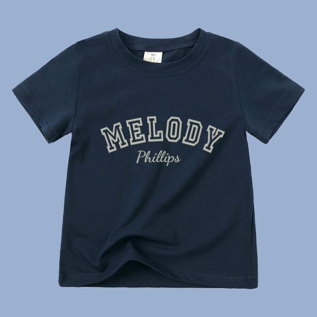 Personalized Kid Puff Vinyl Cozy Soft T-Shirt | inTee08