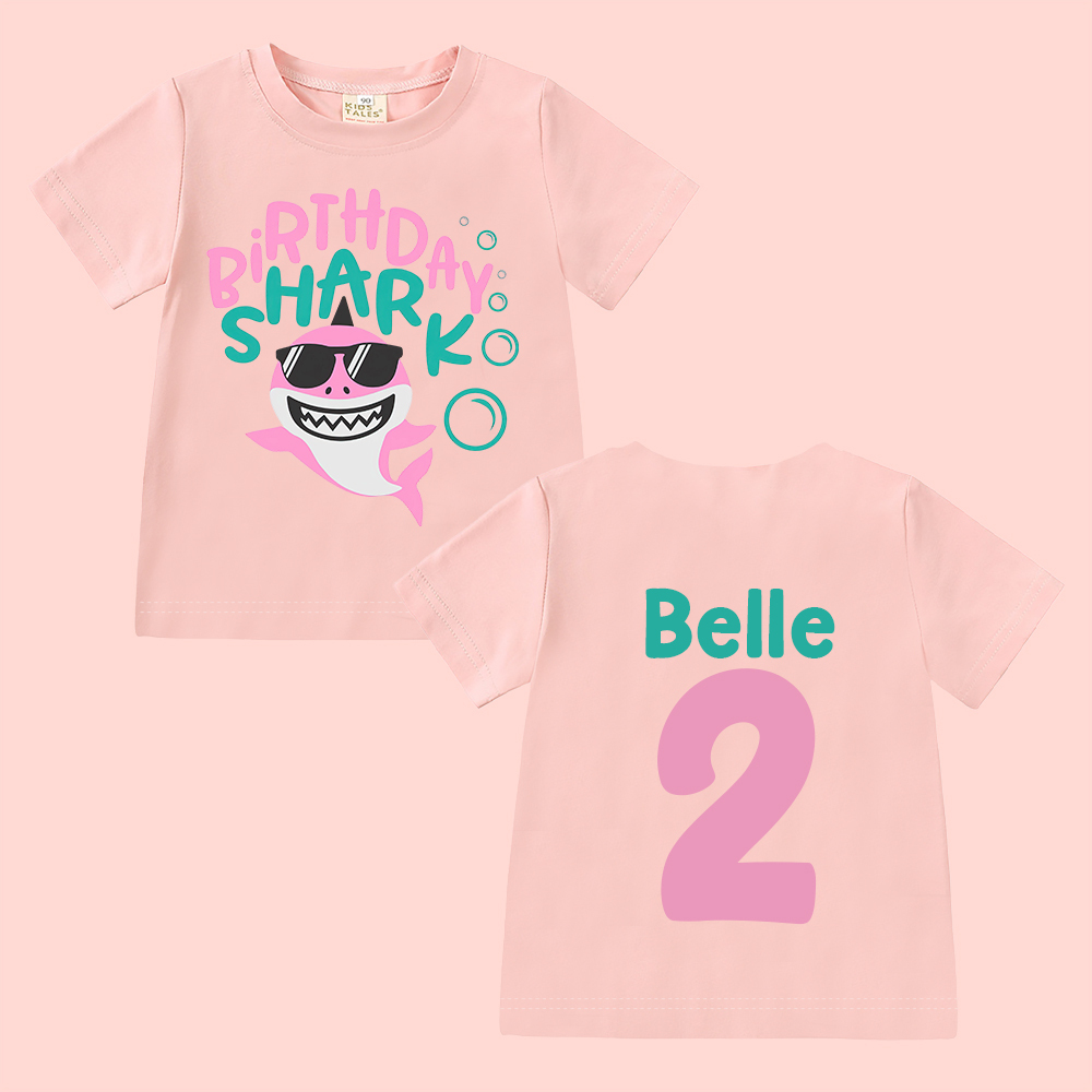 Personalized Shark Birthday T-Shirt | inBirth31